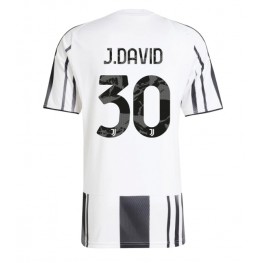 Juventus Jonathan David #30 Thuis tenue 2025-26 Korte Mouw